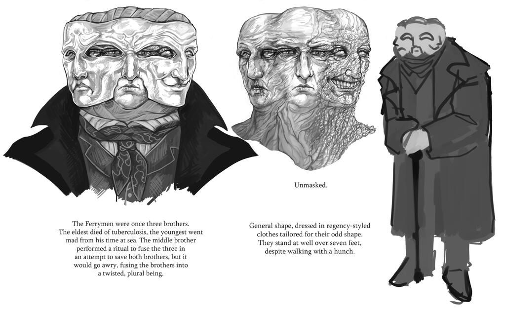 Ferrymen Face Details